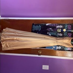 Gold prom dress